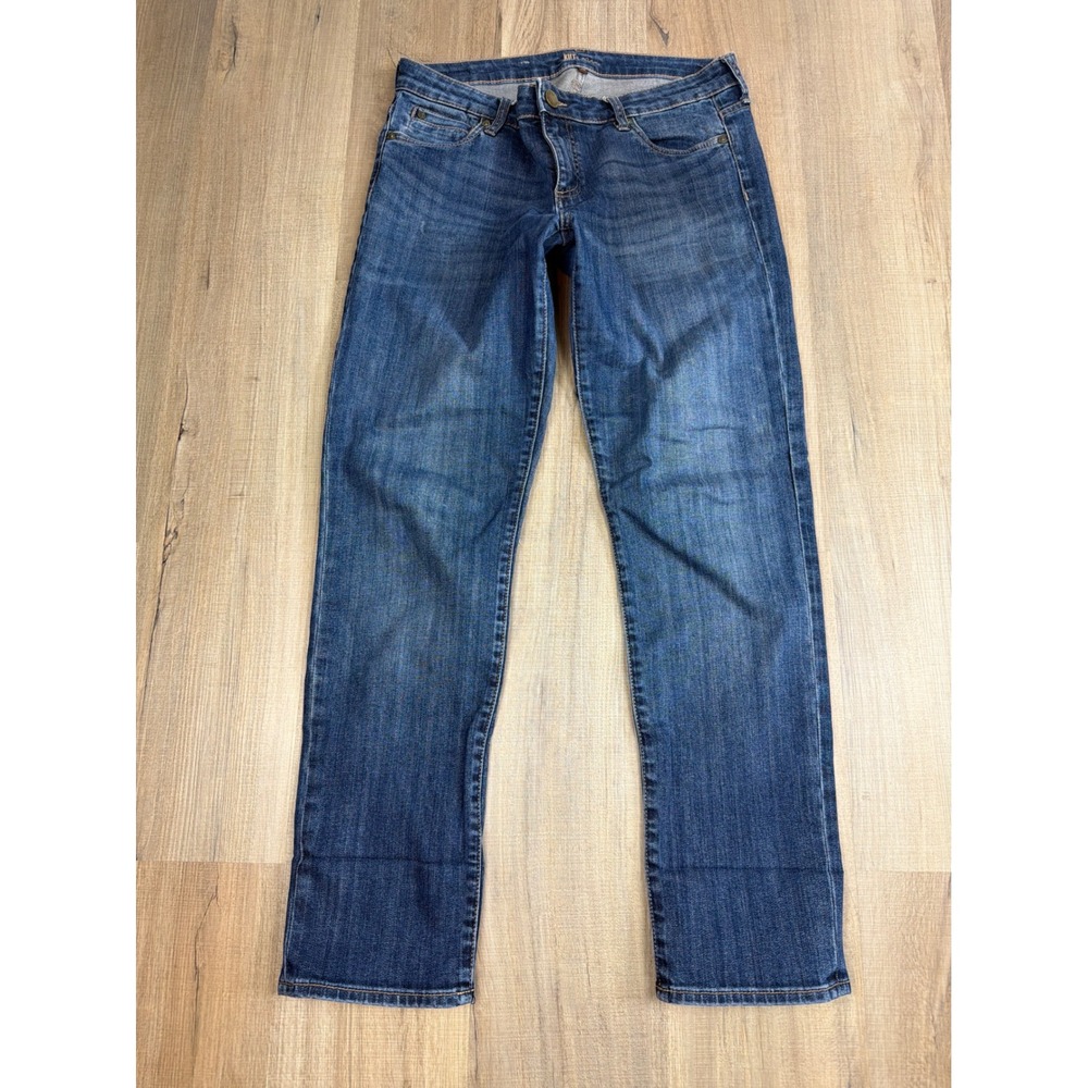 Kut from the Kloth Womens Straight Leg Jeans Blue Medium Wash Size 10 KP0142MA1